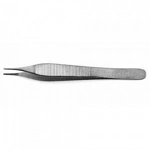 Precision Medical Devices Adson Serrated Dressing Forceps - Adson Serrated Thumb Dressing, Stainless Steel, 4.75" - M9106-2012