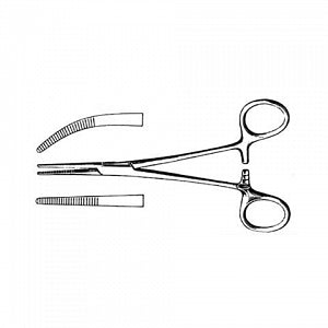 Precision Medical Devices Kelly Forceps - Kelly Forceps, Straight, Stainless Steel, 5.5" - M9115-7014