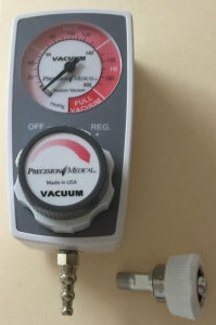 Precision Medical Continuous Intermittent Suction Regulator - Continuous Vacuum Regulator with 0-200 mmHg Tubing Nipple and DISS HT Connection - PM3003