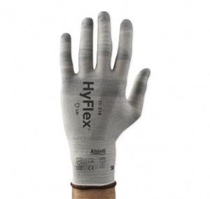 Ansell HyFlex 11-318 Cut Resistance Glove - HyFlex 11-318 Cut-Resistant Gloves, Gray, Size 7 - 256367