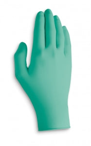 Ansell Healthcare Ansell Affinity Neoprene Exam Gloves - Nonsterile Micro-Touch Affinity Powder-Free Polyisoprene Exam Gloves with Textured Fingertips, Green, Size XS - 3770