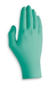 Ansell Healthcare Ansell Affinity Neoprene Exam Gloves - Nonsterile Micro-Touch Affinity Powder-Free Polyisoprene Exam Gloves with Textured Fingertips, Green, Size L - 3773