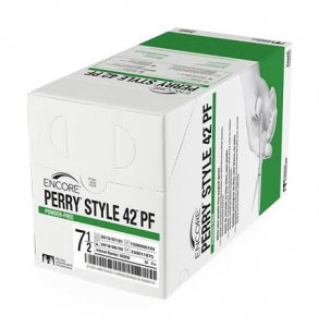 Ansell Encore Perry Style 42 PF Surgical Gloves - Encore Perry Style 42 PF Powder-Free Latex Surgical Gloves with Beaded Cuff, Natural, Size 7.0 - 5711103PF