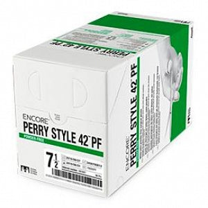 Ansell Encore Perry Style 42 PF Surgical Gloves - Encore Perry Style 42 PF Powder-Free Latex Surgical Gloves with Beaded Cuff, Natural, Size 7.5 - 5711104PF