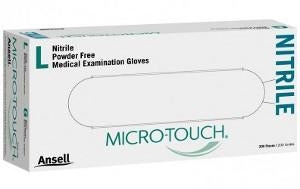 Ansell Healthcare Micro-Touch Thin Nitrile Exam Gloves - Powder-Free Thin Nitrile Exam Gloves, Size XS - 6034310