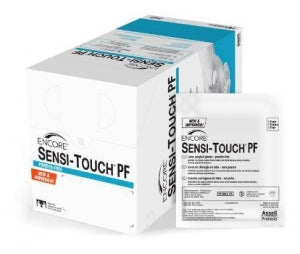 Ansell Healthcare ENCORE Sensi-Touch Latex Powder-Free Gloves - Encore Sensi-Touch Powder-Free Latex Gloves, Beaded Cuff, Size 5.5 - 7821PF