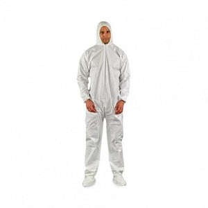 Ansell Healthcare EDGE 67-200 Series Coveralls - COVERALL, EDGE, HOOD AND BOOT, LARGE - EW20-147-L