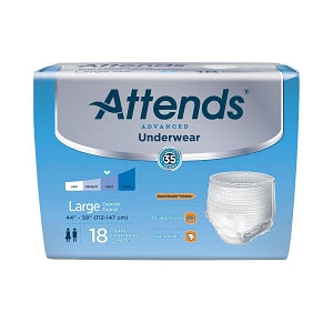 Attends Advanced Incontinence Underwear - Attends Super Plus Absorbency Pull-On Underwear, Size L, 44" to 58" Waist - APP0730