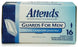 Attends Healthcare Products Men's Attends Incontinence Guard Liners - Attends Guards for Men Light Absorbency Liner, 16/Pack - MG0400