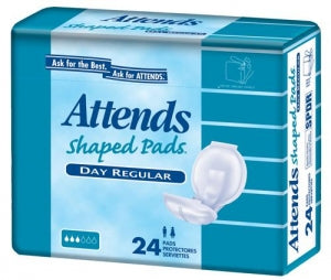 Attends Healthcare Products Attends Day Plus Shaped Pads - Attends Shaped Bladder Control Pads, Day Regular, 24.5" - SPDR