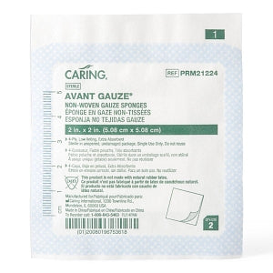 Medline Sterile Nonwoven Gauze Sponges - Non-Woven Sponge Gauze, 2" x 2", 4 Ply, 2/pk, Sterile, Not made with natural rubber latex - PRM21224