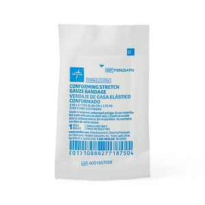 Medline Sterile Conforming Stretch Gauze Bandages - Sterile Conforming Gauze Bandage, 2" x 4.1 yd. - PRM254196