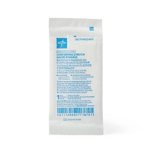 Medline Sterile Conforming Stretch Gauze Bandages - Sterile Conforming Gauze Bandage, 3" x 4.1 yd. - PRM254197