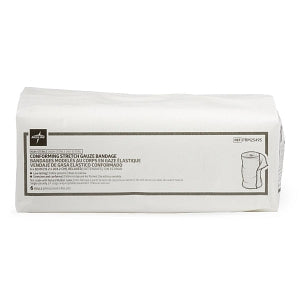 Medline Nonsterile Conforming Stretch Gauze Bandages - Nonsterile Conforming Gauze Bandage, 6" x 80" - PRM25495