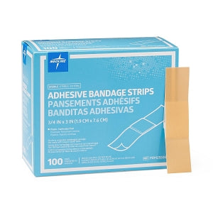 Medline Sheer-Gard Plastic Adhesive Bandages - Plastic Adhesive Bandage, 3/4" x 3" - PRM25500