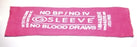 Patient Safety G-Sleeve / Signal / Alert (No Blood Draw) - G Sleeve, Safety, Pink, Regular - GPK01