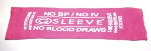 Patient Safety G-Sleeve / Signal / Alert (No Blood Draw) - G Sleeve, Safety, Pink, Regular - GPK01