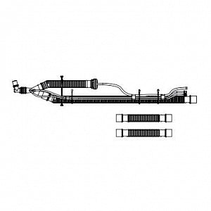 Pulmonetic Systems ReVel Patient Circuits without PEEP - Patient Circuit with Elbow, No PEEP, Single-Patient Use, 22 mm - 14858-001