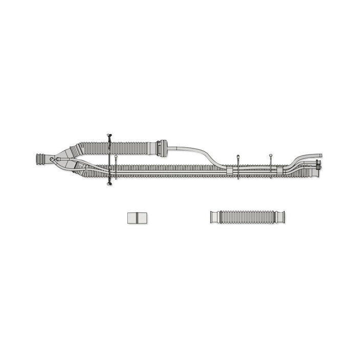 Pulmonetic Systems Inc Ventilator Circuits without Peep Valves - Circuit without PEEP, with Water Trap, Single-Patient Use, 15 mm - 29662-001