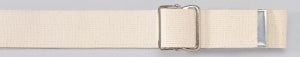 Posey Company Metal Buckle Gait Belts - Transfer Gait Belt, Waist to 51", 2" Width, White - 6524