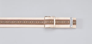 Posey Company Metal Buckle Gait Belts - Transfer Gait Belt, Extra Long, Embroidered Ribbon Design - 6529L