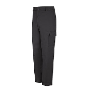 Vf Workwear-Div / Vf Imagewear (W) Men's Industrial Cargo Pants - Men's Industrial Cargo Pants, 65% Polyester/35% Cotton, Black, 28" x 37" Unhemmed - PT88BK-28-37U