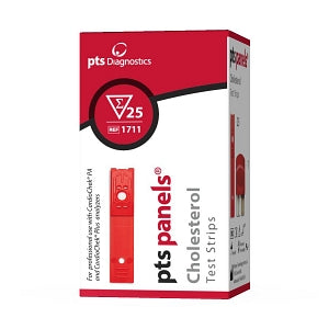 PTS Diagnostics Tests and Controls for CardioChek PA - Total Cholesterol Test - 1711