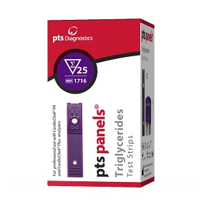 PTS Diagnostics Tests and Controls for CardioChek PA - Triglycerides Test - 1716