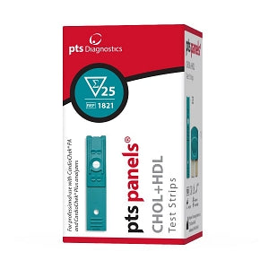 PTS Diagnostics Tests and Controls for CardioChek PA - Cholesterol and HDL Cholesterol Test - 1821