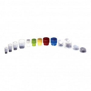 Evergreen Scientific Polyethylene Caps - CAPS, STOPPERS TO FIT 12MM TUBES, BLUE - 300-2912-B20