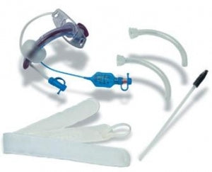 Smiths Medical Cuffed Blue Line Trach Tubes - Cuffed Blue Line Suctionaid Tracheostomy Tube, 6.0 mm - 100/875/060