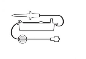 Smiths Medical CADD Administration Sets - CADD Flow Stop 108" Standard Administration Set with Bag Spike, 0.2-µm Filter, Clamp and 1-Way Check Valve with Male Luer - 21-7394-24