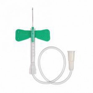 Smiths Medical Saf-T Wing Blood Collection Sets - Sol-Care Safety Blood Collection Set with 23G x 0.75" Needle and 12" Tubing - 233412SI