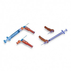 Smiths Medical Needle-Pro Safety Devices - Needle-Pro Hypodermic Syringe with Needle, 3 mL, 20G x 1/2" - 4230