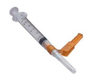 Smiths Medical Blood Draw Hypodermic Needles - Hypodermic Safety Needle, 18 G x 1" - 4281