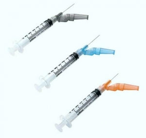 Smiths EDGE Hypodermic Needle with 3 mL Luer Lock Syringe - Hypodermic Needle-Pro EDGE Safety Device Syringe, Luer Lock, 3 mL, 19G x 1-1/2" - 431915