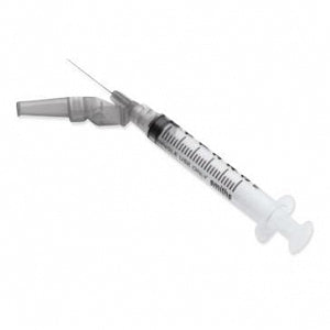 Smiths EDGE Hypodermic Needle with 3 mL Luer Lock Syringe - Hypodermic Needle-Pro EDGE Safety Device Syringe, Luer Lock, 3 mL, 22G x 1" - 432210