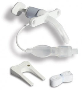 Smiths Medical Pediatric Trach Tubes W/Straight Neck Flange - Tracheostomy Tube, Cuffed, Tight-to-Shaft, Pediatric, 4 mm - 67SP040