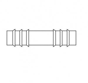 Smiths Medical Straight Connectors - Straight Connector, 4.5 mm Inner Diameter, 6 mm Outer Diameter - 717670