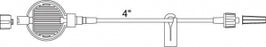 Smiths Medical Ultra Small Bore Extension Sets - ULTRA Small Bore Extension Set with1.2 Micron Filter, Removable Slide Clamp and Male Luer Lock, 1.0 mL Approx. Priming Vol., 7" (18 cm) L - MX448HFB