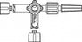 Smiths Medical Stopcocks - Stopcock, 4-Way, Swivel, Male, Luer Lock - MX5341L