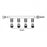 Smiths Medical Multi-way Stopcock Manifolds - Stopcock Manifold, 4-Port - MX709