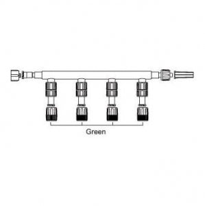 Smiths Medical Multi-way Stopcock Manifolds - Stopcock Manifold, 4-Port - MX709