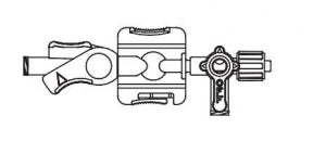 Smiths Medical Logical Pressure Monitoring System / Accessories - Logistical Cartridge with Stopcock and 3 cc Flush, Disposable - MX960SCFA