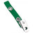 Badge Clip Vinyl 2-3/4 Long Green 100 Per Package