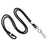 Lanyard Break-Away Style With Swivel Hook Cloth 0.125 X 36" Black 100 Per Package