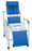 MJM PVC Reclining Shower Chairs - Reclining Shower Chair, Soft Seat, Royal Blue Mesh - 193