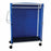 MJM International PVC Linen Carts with Bins - PVC Hanging Cart, Blue Mesh - M3451C, ROYAL BLUE MESH