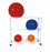 Mjm International PVC Mobile Ball Rack - RACK, BALL, THERAPY, PVC, 64X19X62IN, WHE - 7015