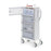 Pharmacy Cart 24.5"W x 15"D x 48"H 4 Cabinet Doors - Combi Cam Locks